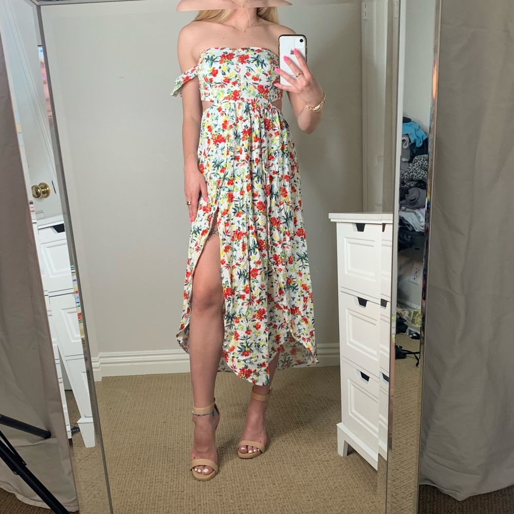 NEW lush easy on the eyes slit dress